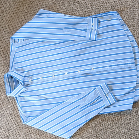 Men's Burberry London Cotton Button Down Dress Shirt - Picture 15 of 16